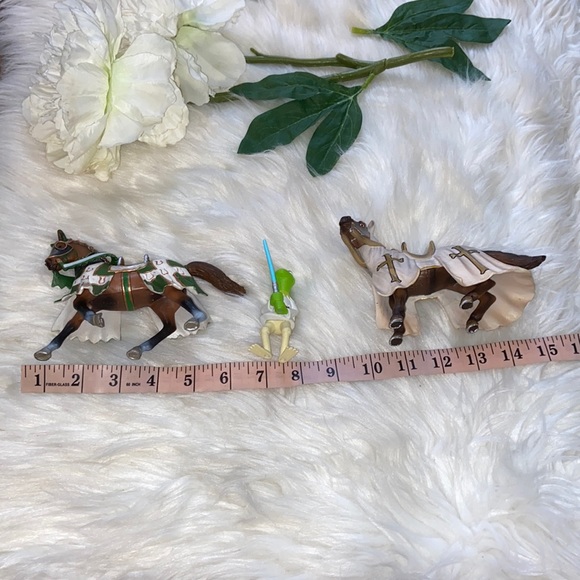 Schleich Germany Knight Horses & Star Wars Disney Muppets 2008 Kermit The Frog - Picture 16 of 17